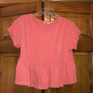Peplum crop